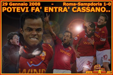 COPPA ITALIA 2007-2008 - Roma-Samp 1-0