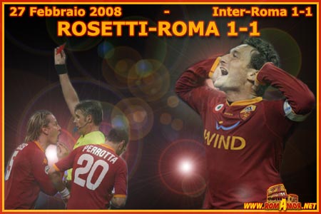 Inter-Roma 1-1 (UN FURTO DI ROSETTI)
