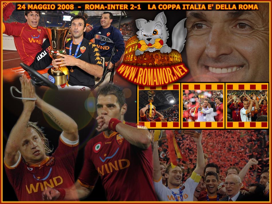 AS ROMA - I VERI CAMPIONI D'ITALIA 2007-2008