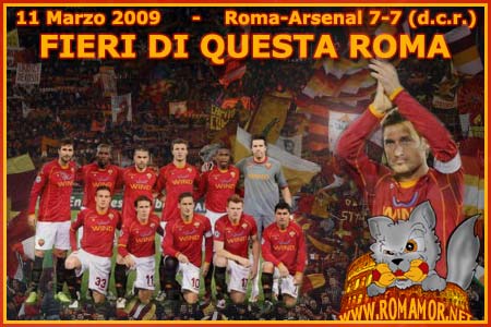 Roma-Arsenal 7-7 d-c-r-