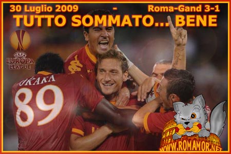 Roma-Gand 3-1