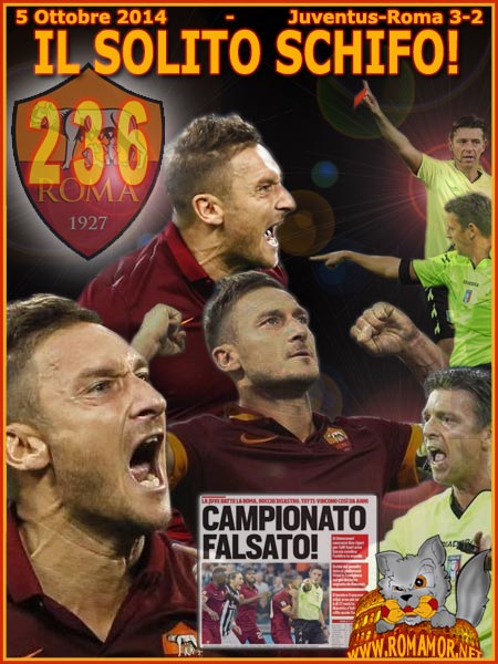 5 Ottobre 2014 - Juventus-Roma 3-2 - Gol numero 236 per Francesco Totti