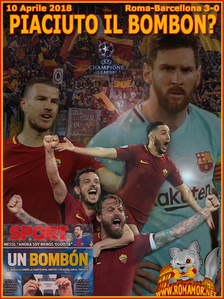 Roma-Barcellona 3-0