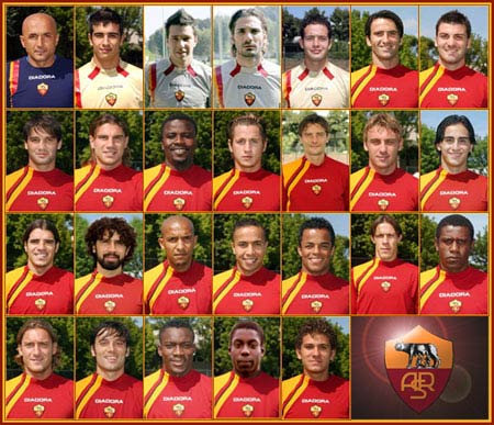 AS ROMA - la rosa 2005-2006