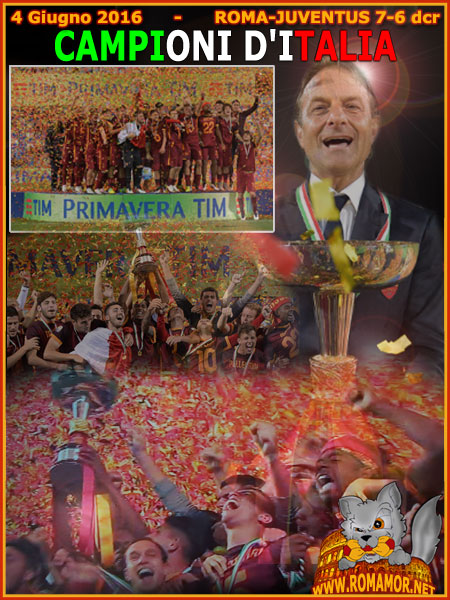 Roma-Juventus 7-6 dcr - ROMA CAMPIONE D'ITALIA!!!
