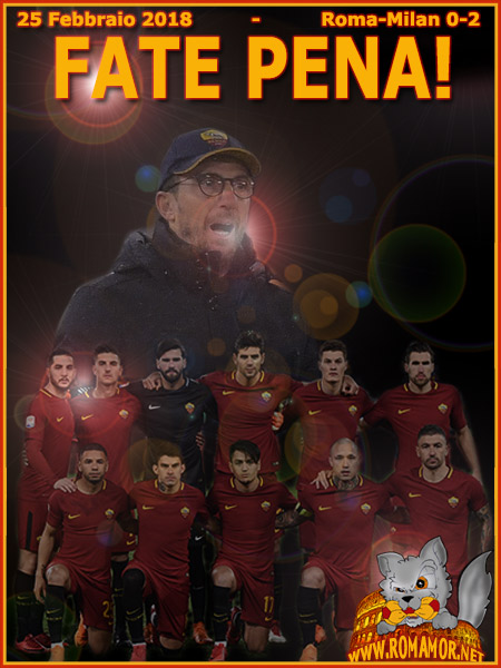 25 Febbraio 2018 - Roma-Milan 0-2