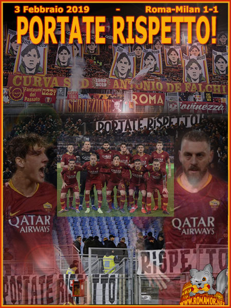 3 Febbraio 2019 - Roma-Milan 1-1