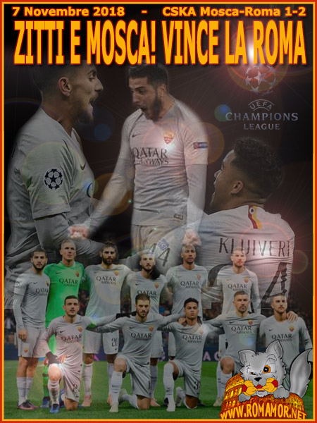 7 Novembre 2018 - CSKA Mosca-Roma 1-2