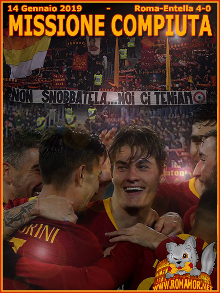 14 Gennaio 2019 - Coppa Italia - Roma-Virtus entella 4-0
