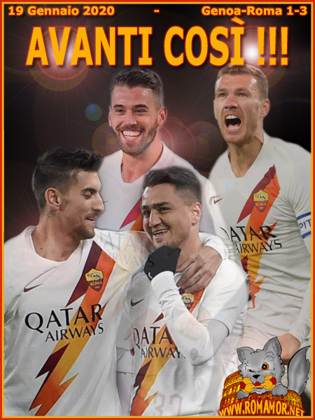 19 Gennaio 2020 - Genoa-Roma 1-3