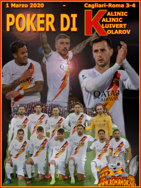 1 Marzo 2020 - Cagliari-Roma 3-4