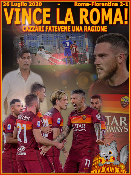 26 Luglio 2020 - Roma-Fiorentina 2-1