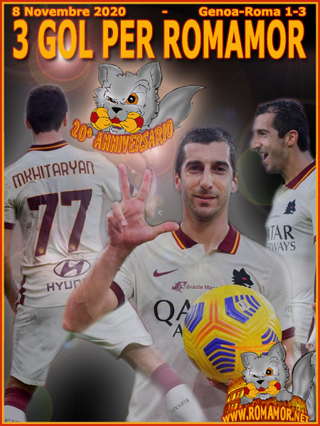 8 Novembre 2020 - Genoa-Roma 1-3