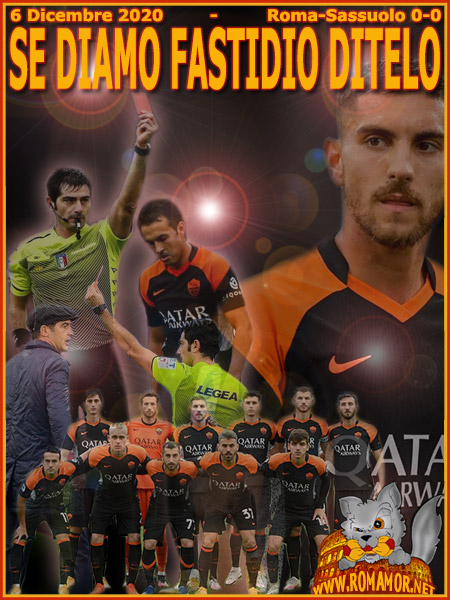 6 Dicembre 2020 - Roma-Sassuolo 0-0