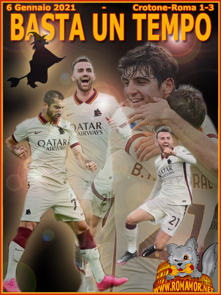 6 Gennaio 2021 - Crotone-Roma 1-3