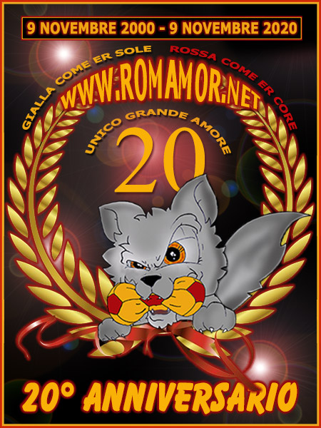 9 novembre 2000 - 9 novembre 2020
20 anni di Romamor