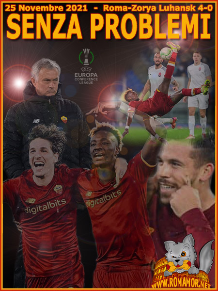 25 Novembre 2021 - Roma-Zorya Luhansk 4-0