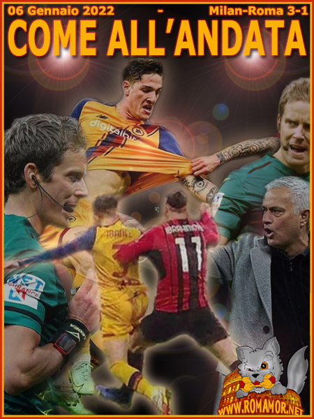 6 Gennaio 2022 - MIlan-Roma 3-1