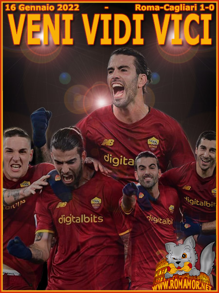 16 Gennaio 2022 - Roma-Cagliari 1-0