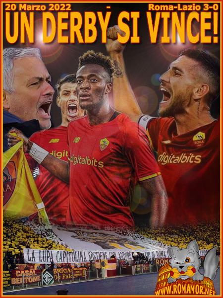 20 Marzo 2022 - Roma-Lazio 3-0