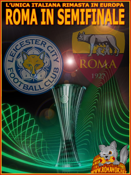 IN EUROPA SOLO LA ROMA
Dopo aver visto andar fuori nei quarti di Europa League anche la tanto osannata Atalanta, oggi a tener alta la bandiera italiana in Europa è rimasta solo la Roma, che nella doppia semifinale incontrerà il Leicester. Ma non facciamoci illusioni: per la Roma, così come storicamente avviene in questo Paese che si riscopre italiano solo quando in campo europeo ci sono squadre a maglie strisciate, tiferanno solo i romanisti. Gli altri saliranno sui loro trespoli d'ordinanza, pronti ad esultare o fingersi dispiaciuti per un nostro eventuale passo falso. Per loro, ma soprattutto per noi, gridiamo forte il nostro DAJE ROMA DAJE!!!