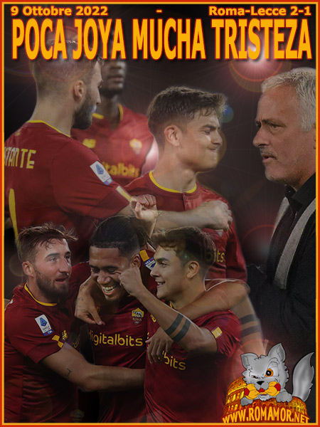 9 Ottobre 2022 - Roma-Lecce 2-1