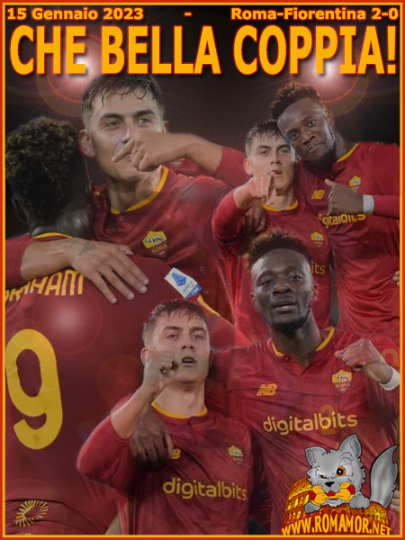 15 Gennaio 2023 - Roma-Fiorentina 2-0