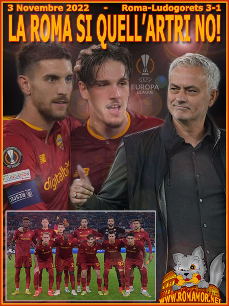 3 Novembre 2022 - Roma-Ludogorets 3-1