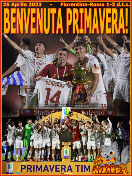 25 APRILE 2017 - FIORENTINA-ROMA 1-2 dts - LA COPPA ITALIA PRIMAVERA È DELLA ROMA
