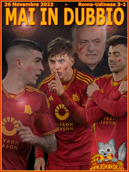 26 novembre 2023 - Roma-Udinese 3-1
