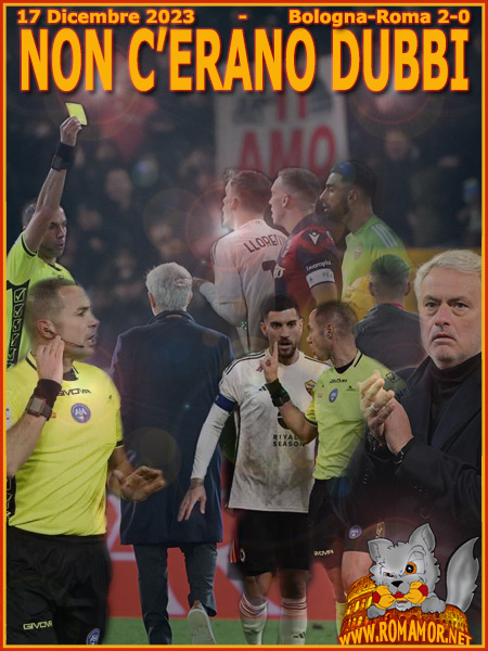 17 dicembre 2023 - Bologna-Roma 2-0