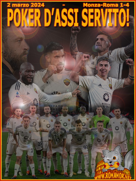 2 marzo 2024 - Monza-Roma 1-4