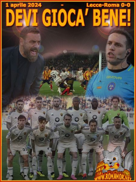 1 aprile 2024 - Lecce-Roma 0-0