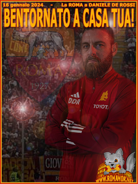 Romamor - 16 gennaio 2024 - L'AS ROMA a Daniele De Rossi