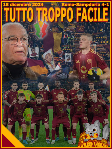 18 dicembre 2024 - Roma-Sampdoria 4-1