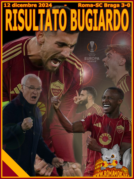 12 dicembre 2024 - Roma- SC Braga 3-0
