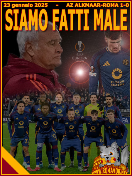 23 gennaio 2025 - AZ Alkmaar-Roma 1-0
