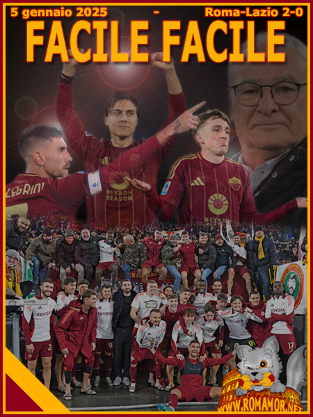 5 gennaio 2025 - Roma-Lazio 2-0