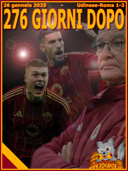26 gennaio 2025 - Udinese-Roma 1-2